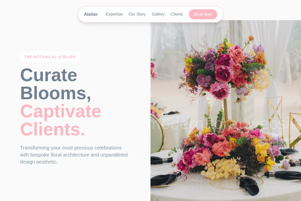 Wildflower Event Decor