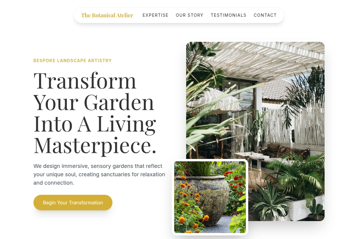 Centerpiece Garden Design